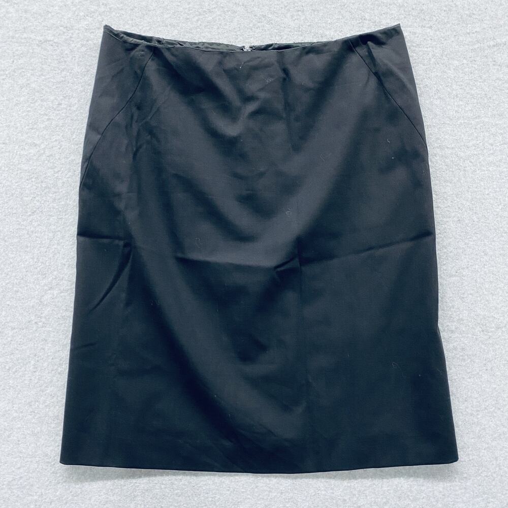 J Crew Skirt Womens 12 Wool Blend Lined Back Zip Classic Work Office Career